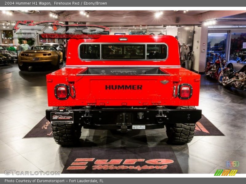 Firehouse Red / Ebony/Brown 2004 Hummer H1 Wagon