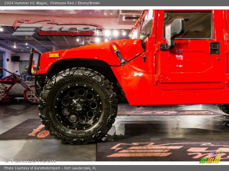 Firehouse Red / Ebony/Brown 2004 Hummer H1 Wagon