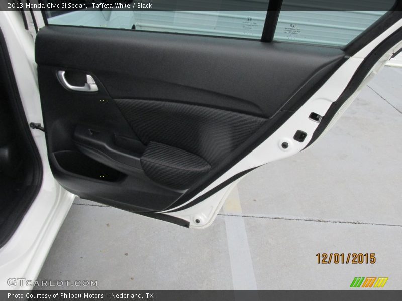 Taffeta White / Black 2013 Honda Civic Si Sedan