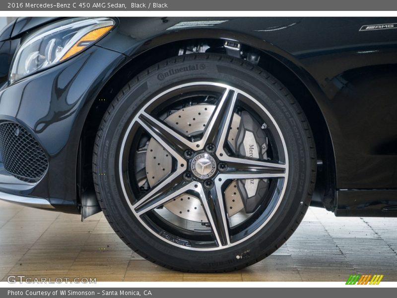 Black / Black 2016 Mercedes-Benz C 450 AMG Sedan