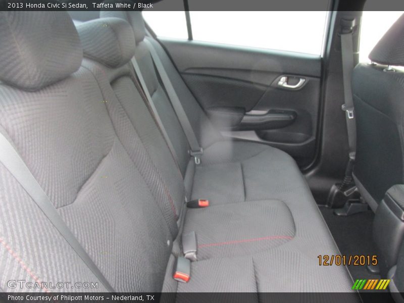 Taffeta White / Black 2013 Honda Civic Si Sedan