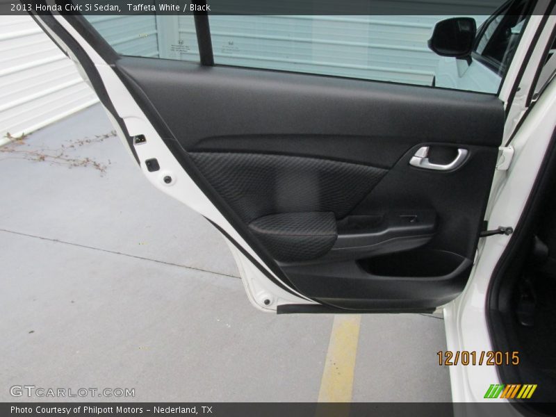 Taffeta White / Black 2013 Honda Civic Si Sedan