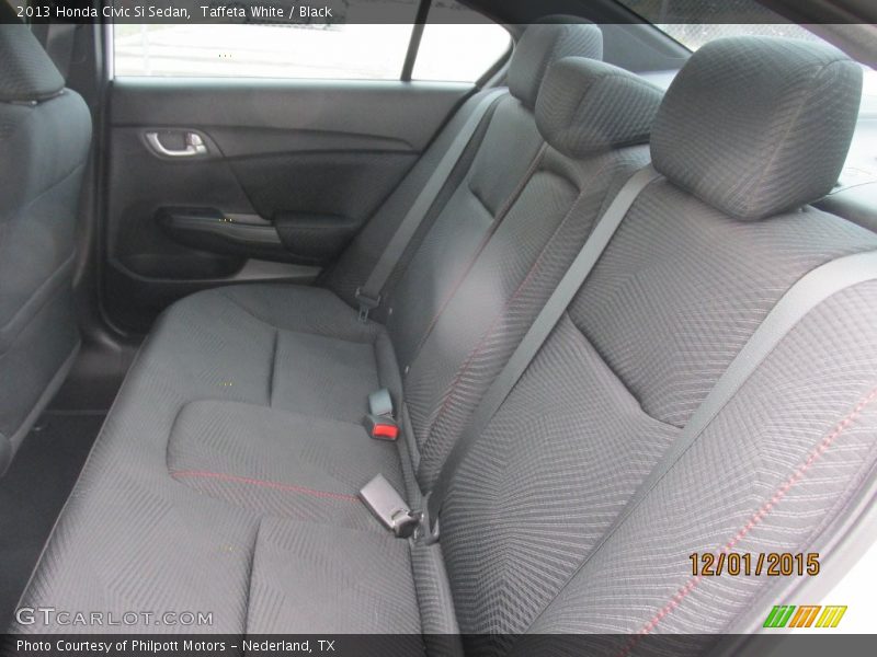 Taffeta White / Black 2013 Honda Civic Si Sedan