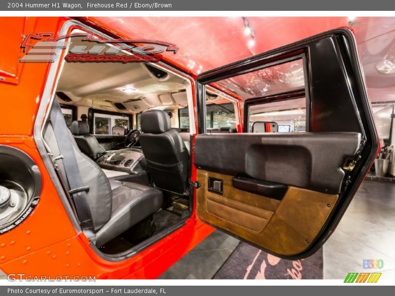 Firehouse Red / Ebony/Brown 2004 Hummer H1 Wagon