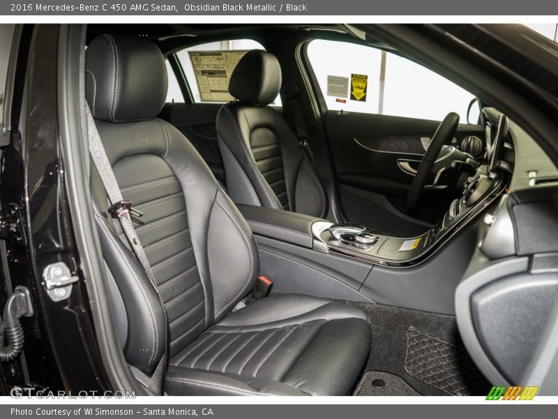 Obsidian Black Metallic / Black 2016 Mercedes-Benz C 450 AMG Sedan