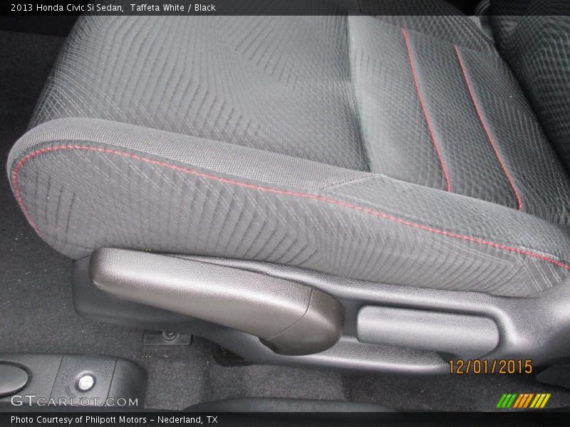 Taffeta White / Black 2013 Honda Civic Si Sedan