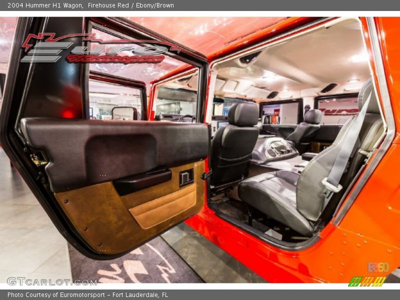 Firehouse Red / Ebony/Brown 2004 Hummer H1 Wagon