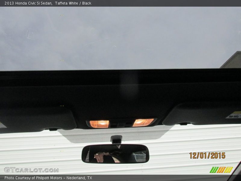 Taffeta White / Black 2013 Honda Civic Si Sedan