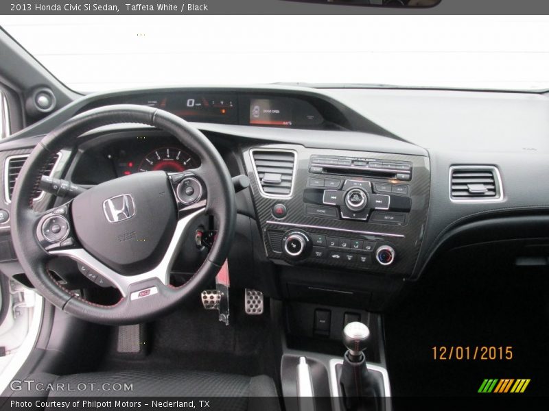 Taffeta White / Black 2013 Honda Civic Si Sedan