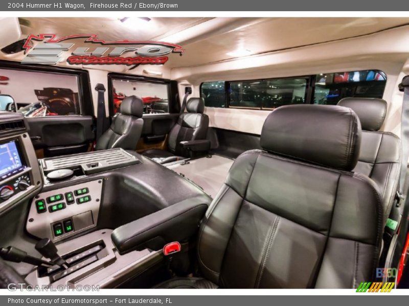 Firehouse Red / Ebony/Brown 2004 Hummer H1 Wagon