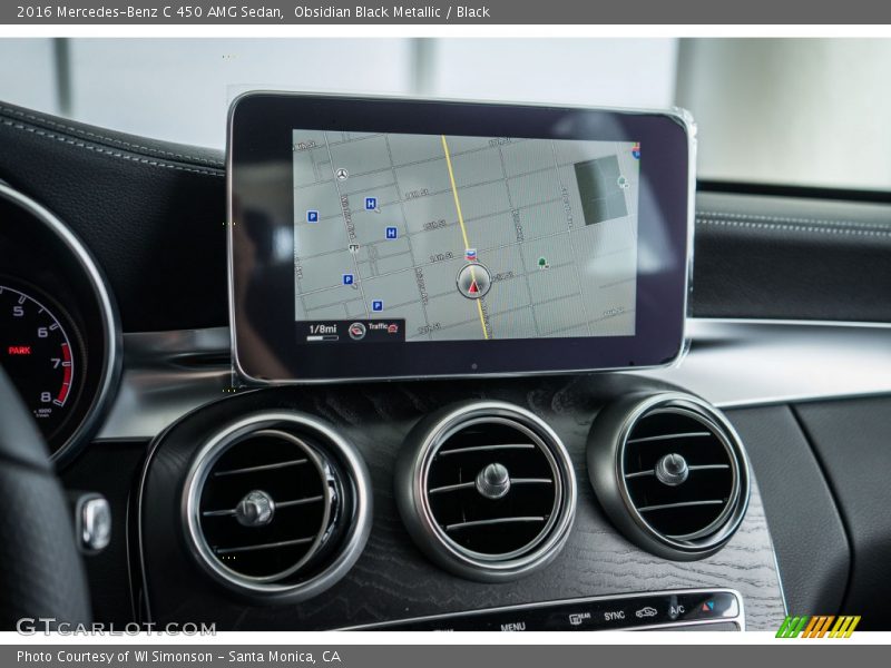 Obsidian Black Metallic / Black 2016 Mercedes-Benz C 450 AMG Sedan