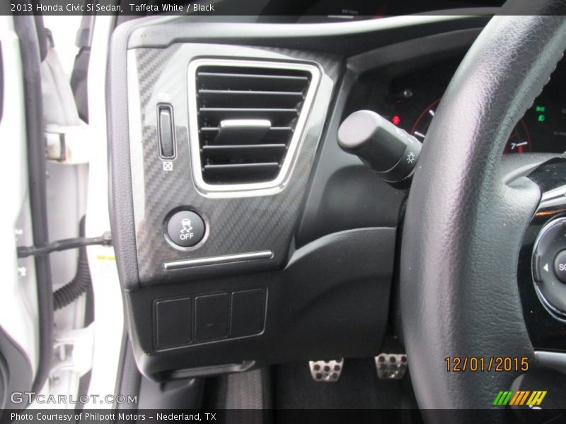 Taffeta White / Black 2013 Honda Civic Si Sedan
