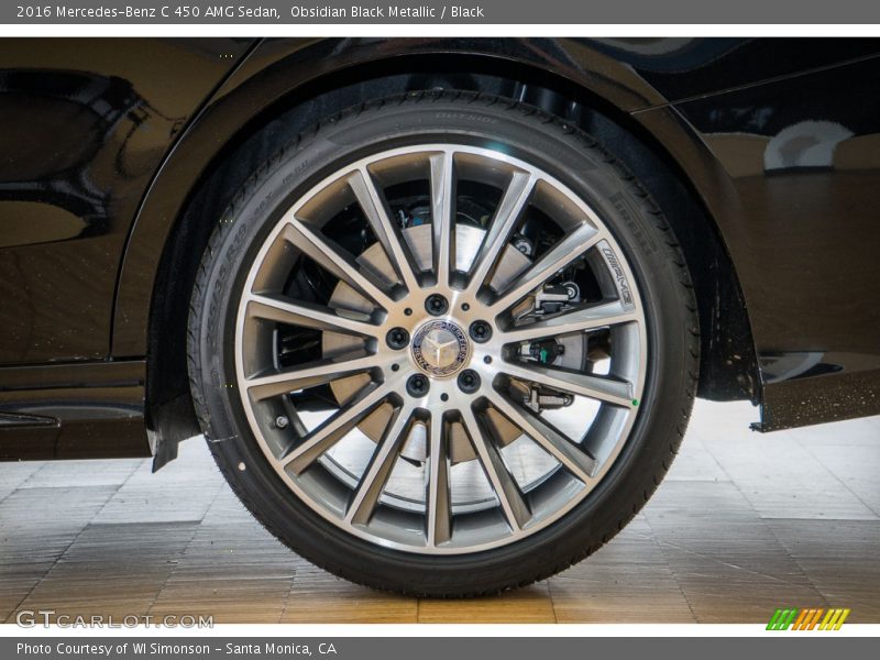 Obsidian Black Metallic / Black 2016 Mercedes-Benz C 450 AMG Sedan