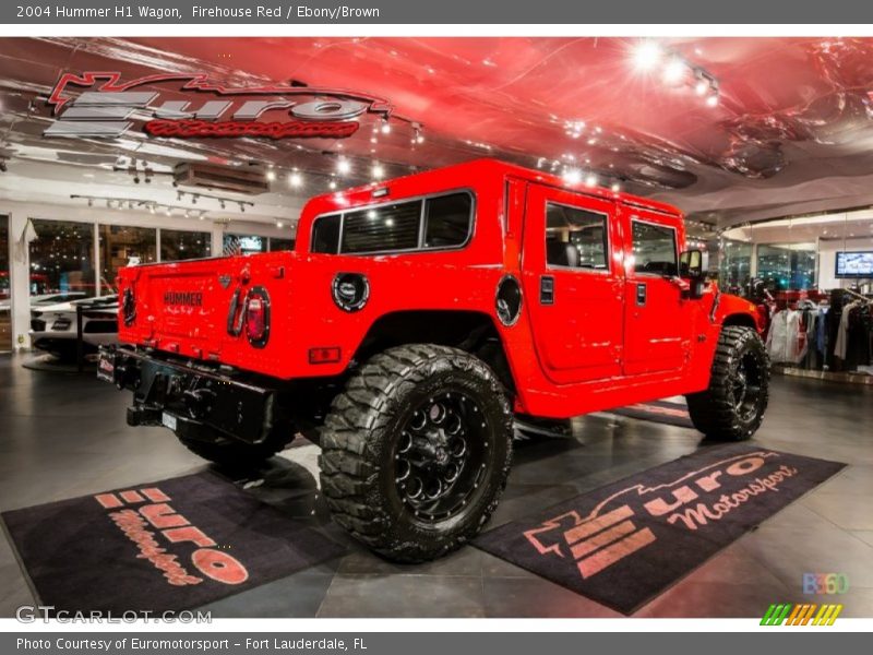 Firehouse Red / Ebony/Brown 2004 Hummer H1 Wagon