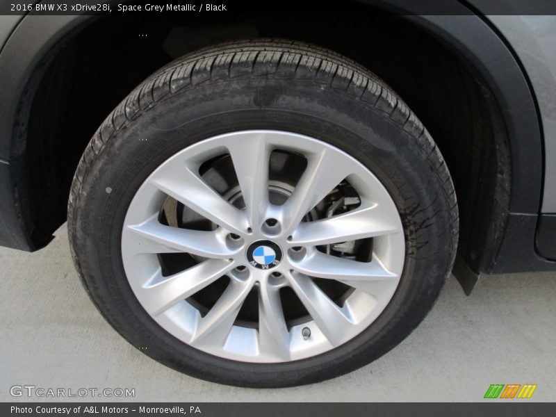 Space Grey Metallic / Black 2016 BMW X3 xDrive28i