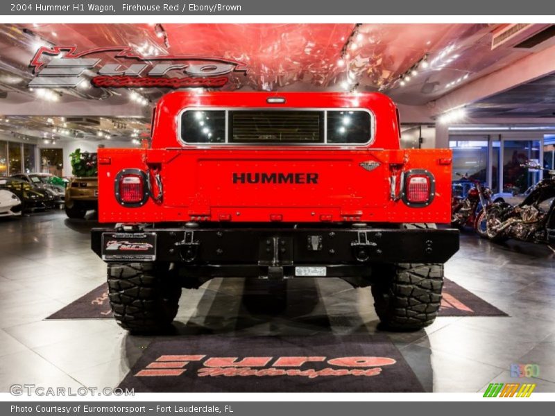 Firehouse Red / Ebony/Brown 2004 Hummer H1 Wagon