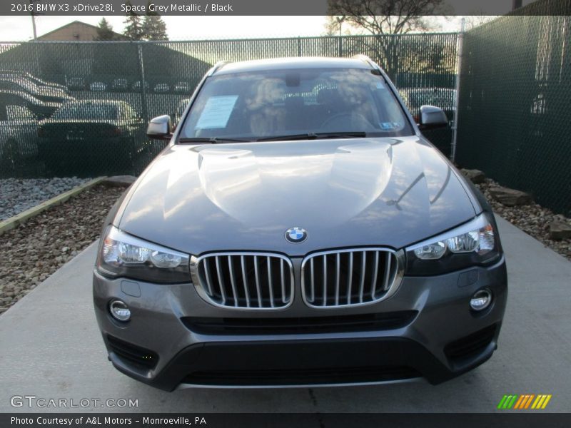 Space Grey Metallic / Black 2016 BMW X3 xDrive28i