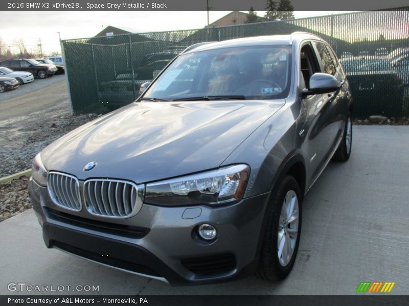Space Grey Metallic / Black 2016 BMW X3 xDrive28i
