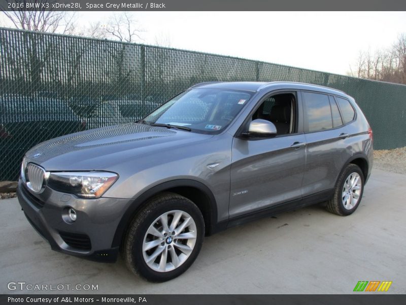 Space Grey Metallic / Black 2016 BMW X3 xDrive28i