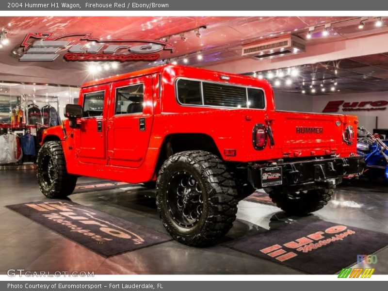 Firehouse Red / Ebony/Brown 2004 Hummer H1 Wagon