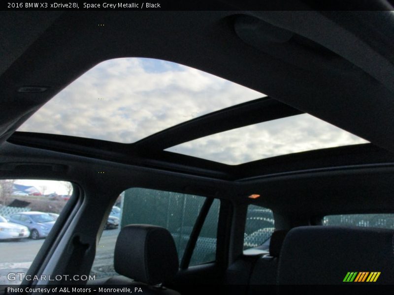 Space Grey Metallic / Black 2016 BMW X3 xDrive28i