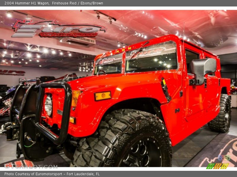 Firehouse Red / Ebony/Brown 2004 Hummer H1 Wagon