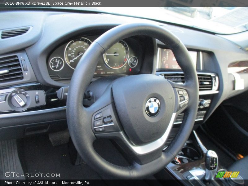 Space Grey Metallic / Black 2016 BMW X3 xDrive28i
