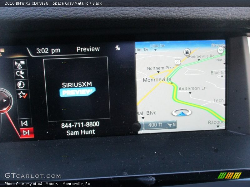 Space Grey Metallic / Black 2016 BMW X3 xDrive28i