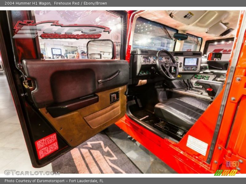 Firehouse Red / Ebony/Brown 2004 Hummer H1 Wagon