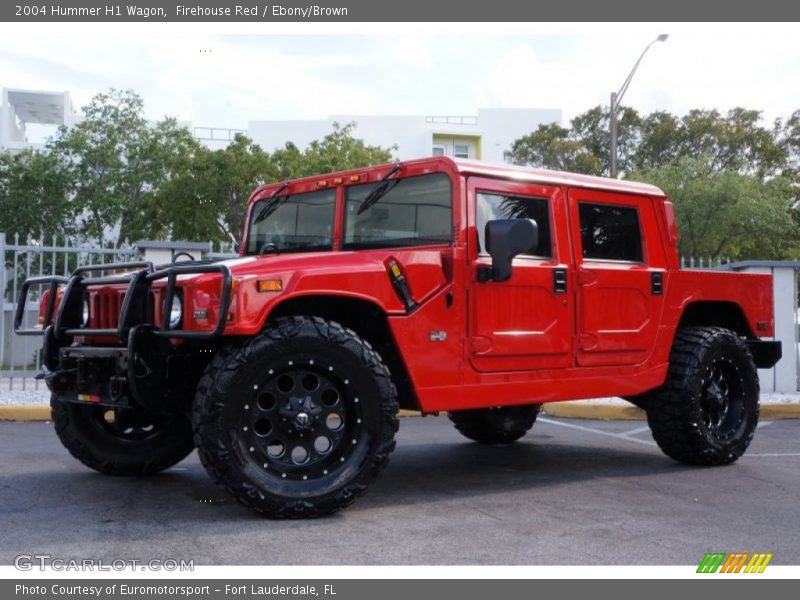 Firehouse Red / Ebony/Brown 2004 Hummer H1 Wagon