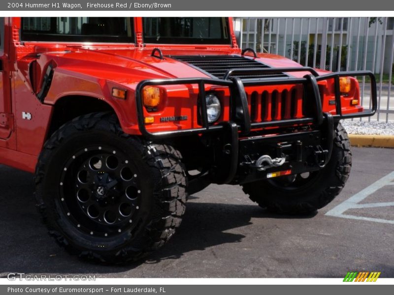 Firehouse Red / Ebony/Brown 2004 Hummer H1 Wagon