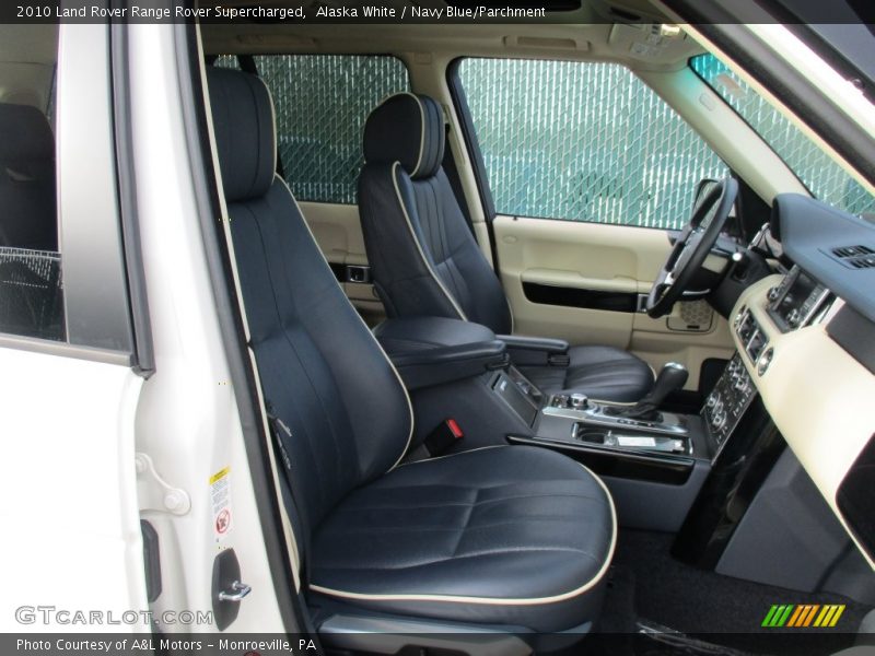  2010 Range Rover Supercharged Navy Blue/Parchment Interior