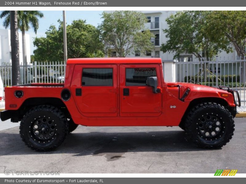 Firehouse Red / Ebony/Brown 2004 Hummer H1 Wagon