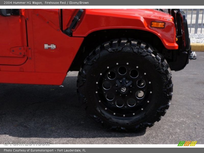 Firehouse Red / Ebony/Brown 2004 Hummer H1 Wagon