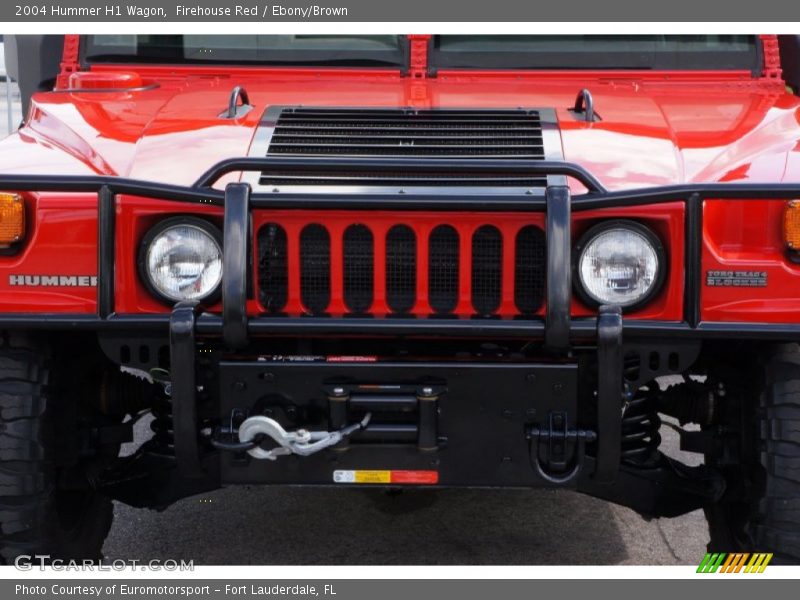 Firehouse Red / Ebony/Brown 2004 Hummer H1 Wagon