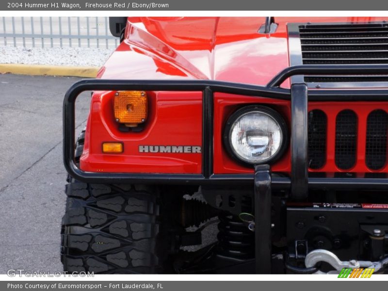 Firehouse Red / Ebony/Brown 2004 Hummer H1 Wagon