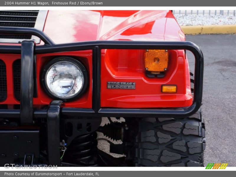 Firehouse Red / Ebony/Brown 2004 Hummer H1 Wagon