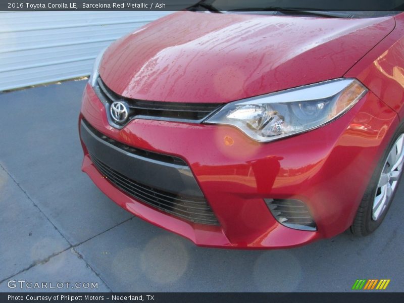 Barcelona Red Metallic / Ash 2016 Toyota Corolla LE