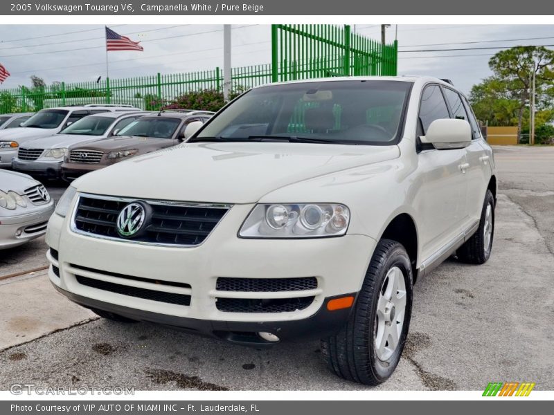 Campanella White / Pure Beige 2005 Volkswagen Touareg V6