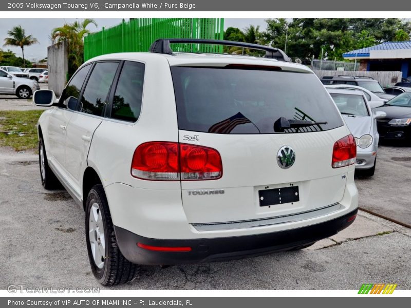 Campanella White / Pure Beige 2005 Volkswagen Touareg V6