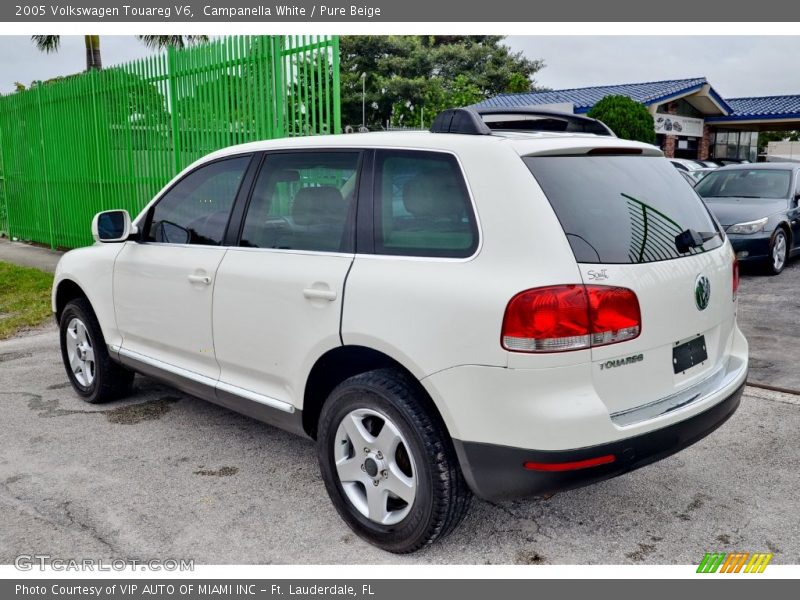 Campanella White / Pure Beige 2005 Volkswagen Touareg V6