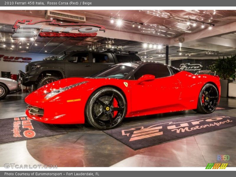 Rosso Corsa (Red) / Beige 2010 Ferrari 458 Italia