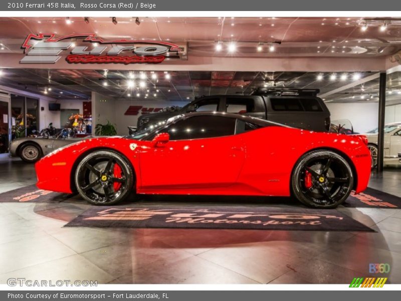 Rosso Corsa (Red) / Beige 2010 Ferrari 458 Italia