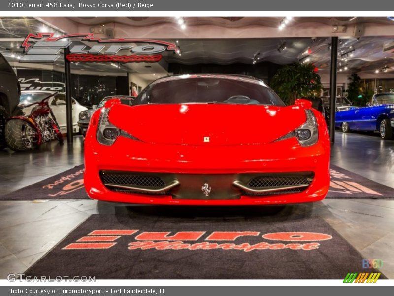 Rosso Corsa (Red) / Beige 2010 Ferrari 458 Italia