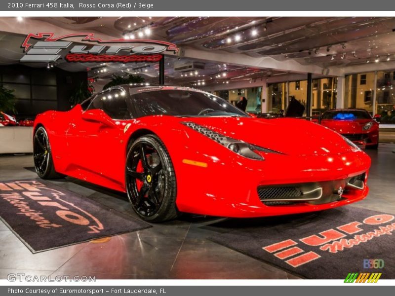 Rosso Corsa (Red) / Beige 2010 Ferrari 458 Italia