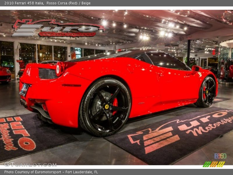 Rosso Corsa (Red) / Beige 2010 Ferrari 458 Italia