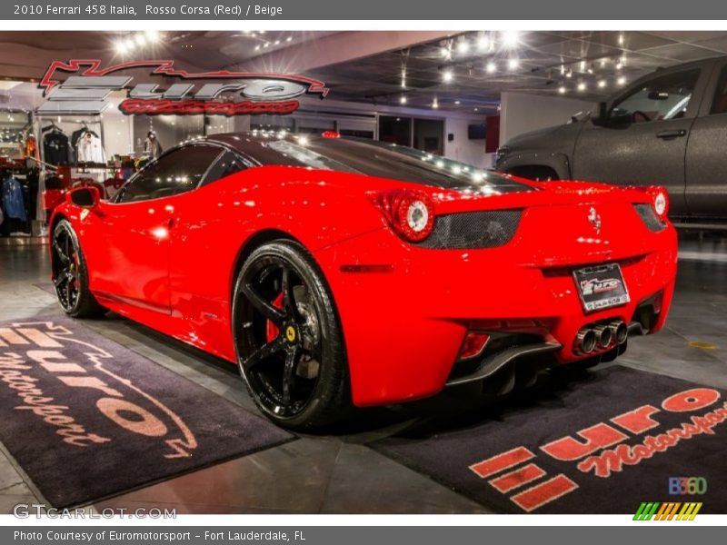 Rosso Corsa (Red) / Beige 2010 Ferrari 458 Italia