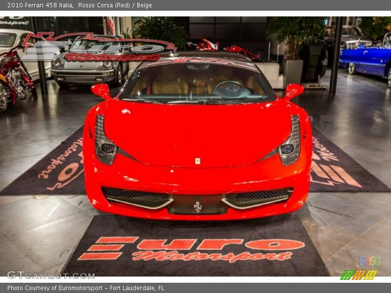 Rosso Corsa (Red) / Beige 2010 Ferrari 458 Italia