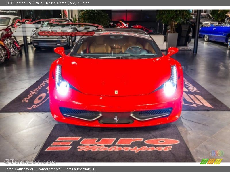 Rosso Corsa (Red) / Beige 2010 Ferrari 458 Italia