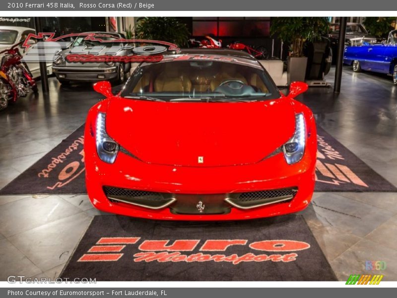 Rosso Corsa (Red) / Beige 2010 Ferrari 458 Italia